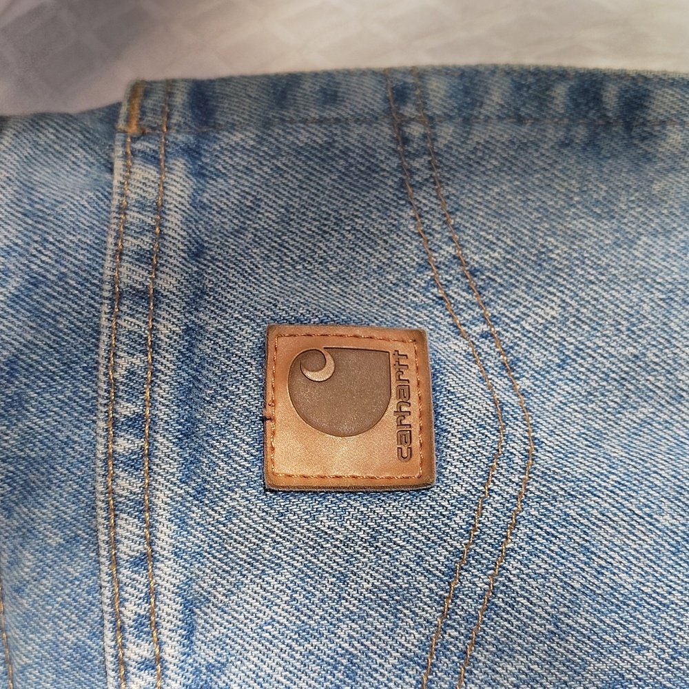 Carhart Relaxed Fit #14806 Leather Logo. Hard To Find Men's 44x30